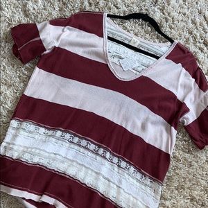 Brand new FREE PEOPLE striped top